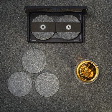 Grey Absorbent Felt Coastersr