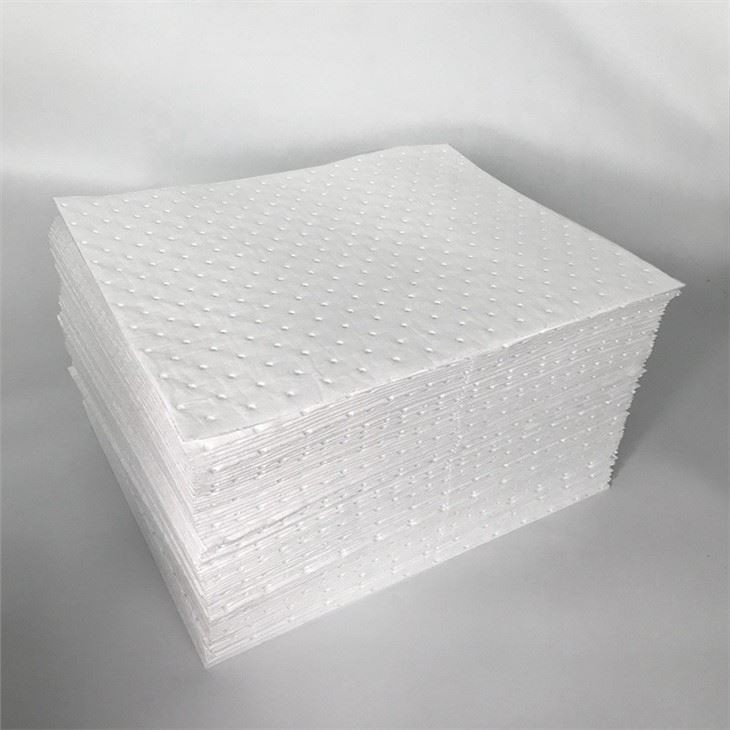 Oil Absorbent Sheet White Meltblown Oil Spill Control Absorbent Sheet Oil Absorbent